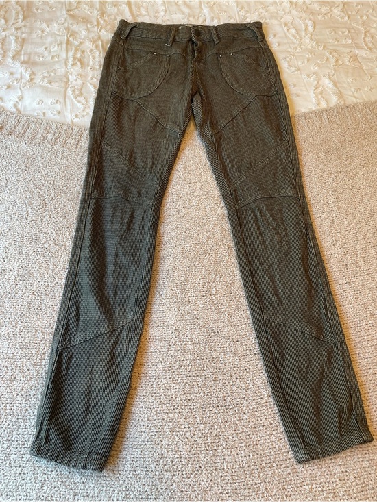 Free People Denim - Free People Railroad Stripe Moto Jeans - size 25